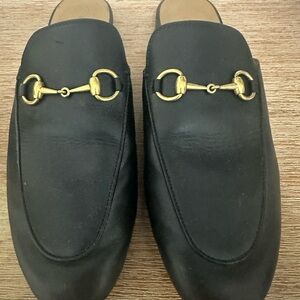 Authentic GUCCI Princetown Leather Mules